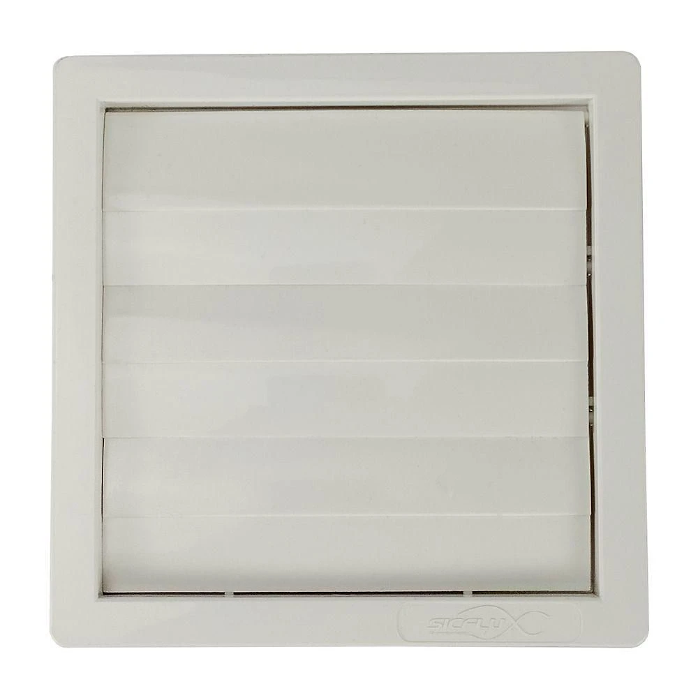 Grade Externa Para Saída De Ar Auto Fechante 100mm
