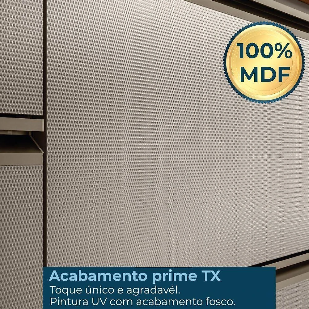Torre Quente 2p 1g 219x70 Cm Mdf Proenca Nogueira Nude Prime Demartez Nogueira Nude Prime