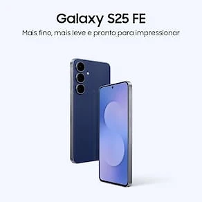 Miniatura Smartphone Samsung Galaxy S25 FE 5G Tela 6,7” AMOLED 256GB 8GB RAM Câmera 50MP JetBlack
