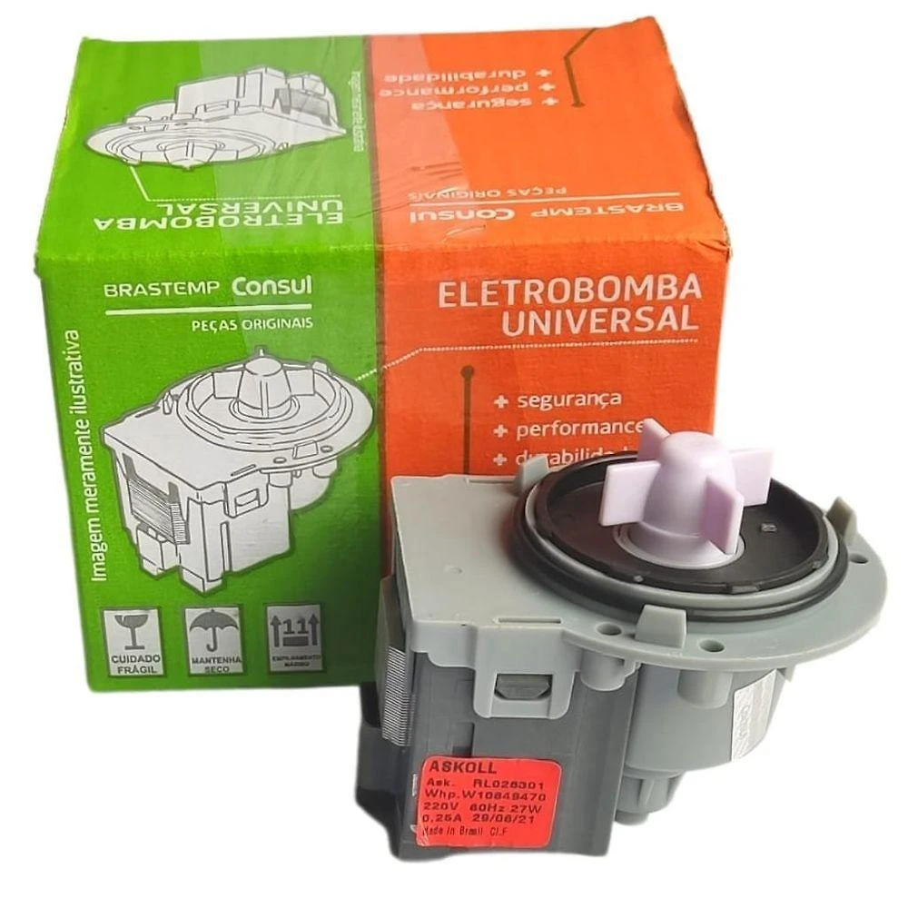 Eletrobomba De Drenagem Original Lavadora Consul-brastemp 220v