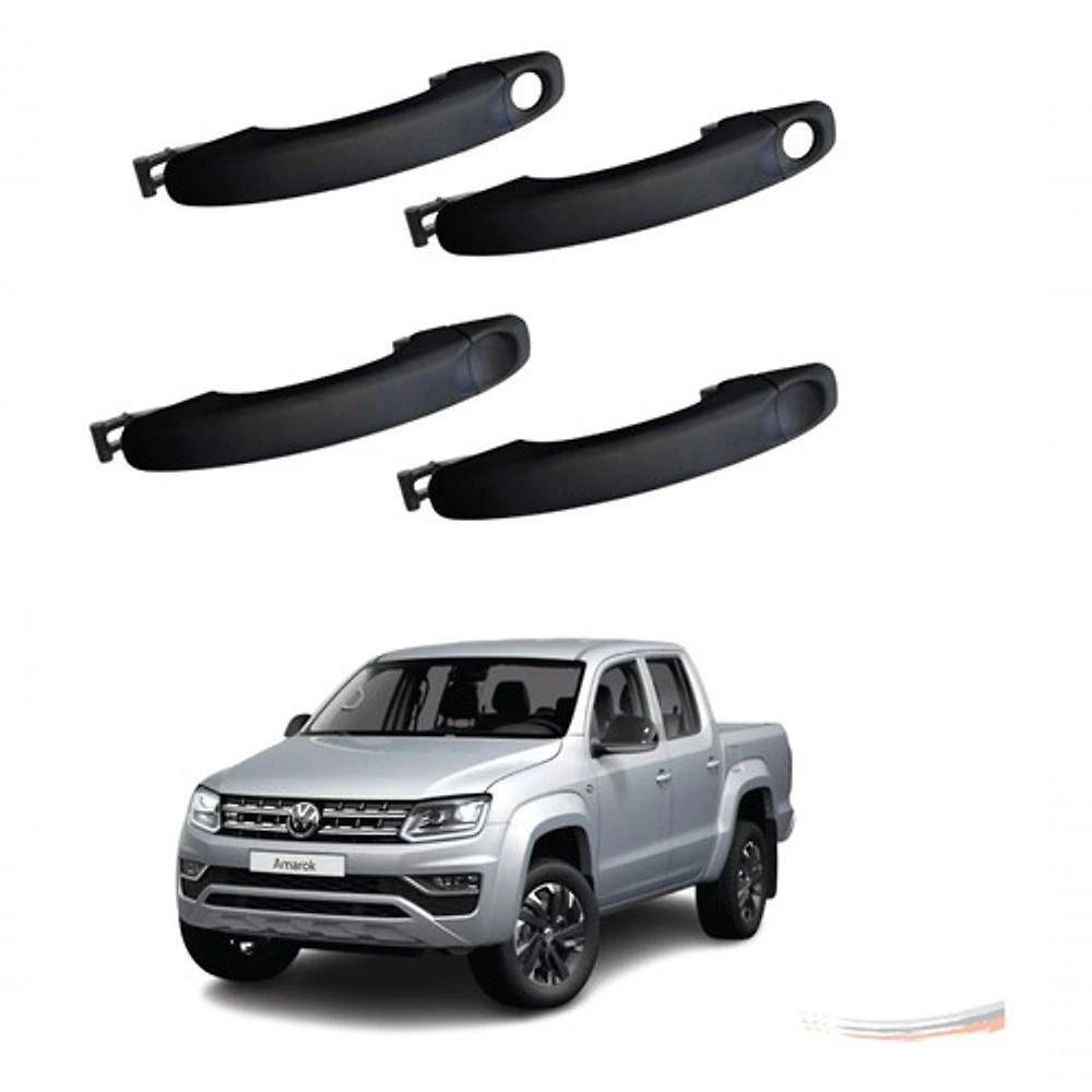 Kit Completo 4 Maçanetas Externas C/ Furo Amarok Após 2010 [f103]