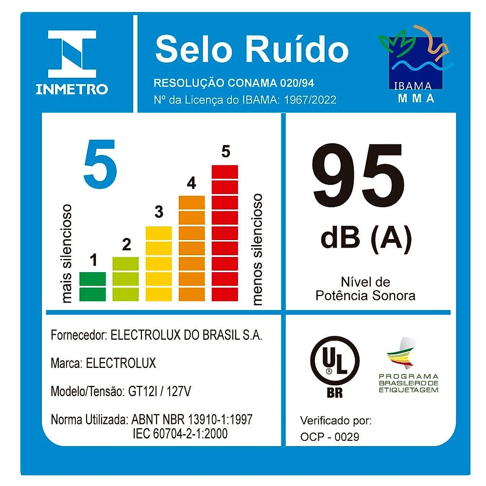 Aspirador de Água e Pó Electrolux com Função Sopro Dupla Filtragem - GT12I Inox - 110V
