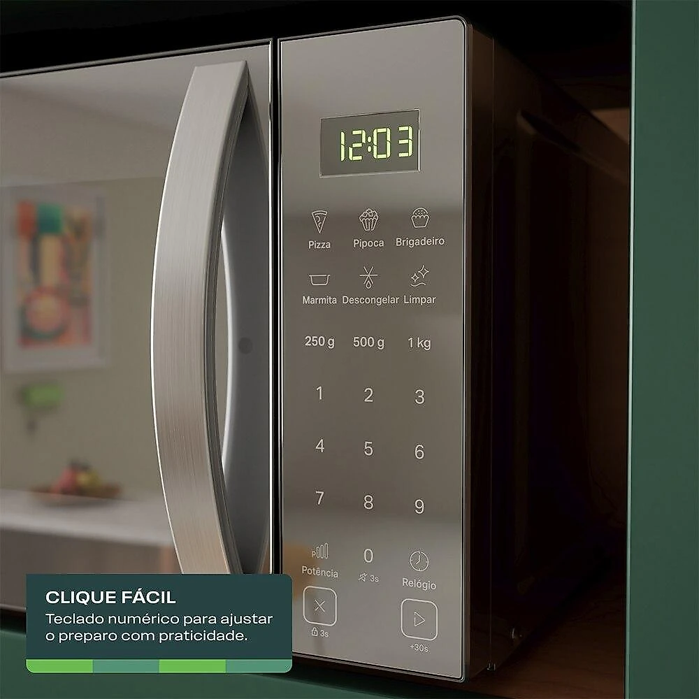 Micro-ondas Consul 23 Litros CMS23AR, Inox - 110 Volts