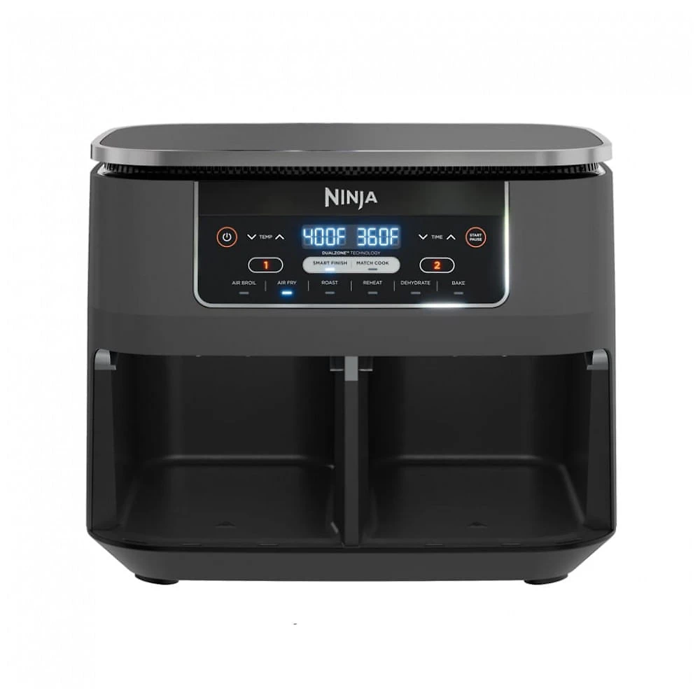 Base de Reposição Ninja Foodi XBSDZ201BK Air Fryer Zona Dupla 6-em-1 7,6L 110V