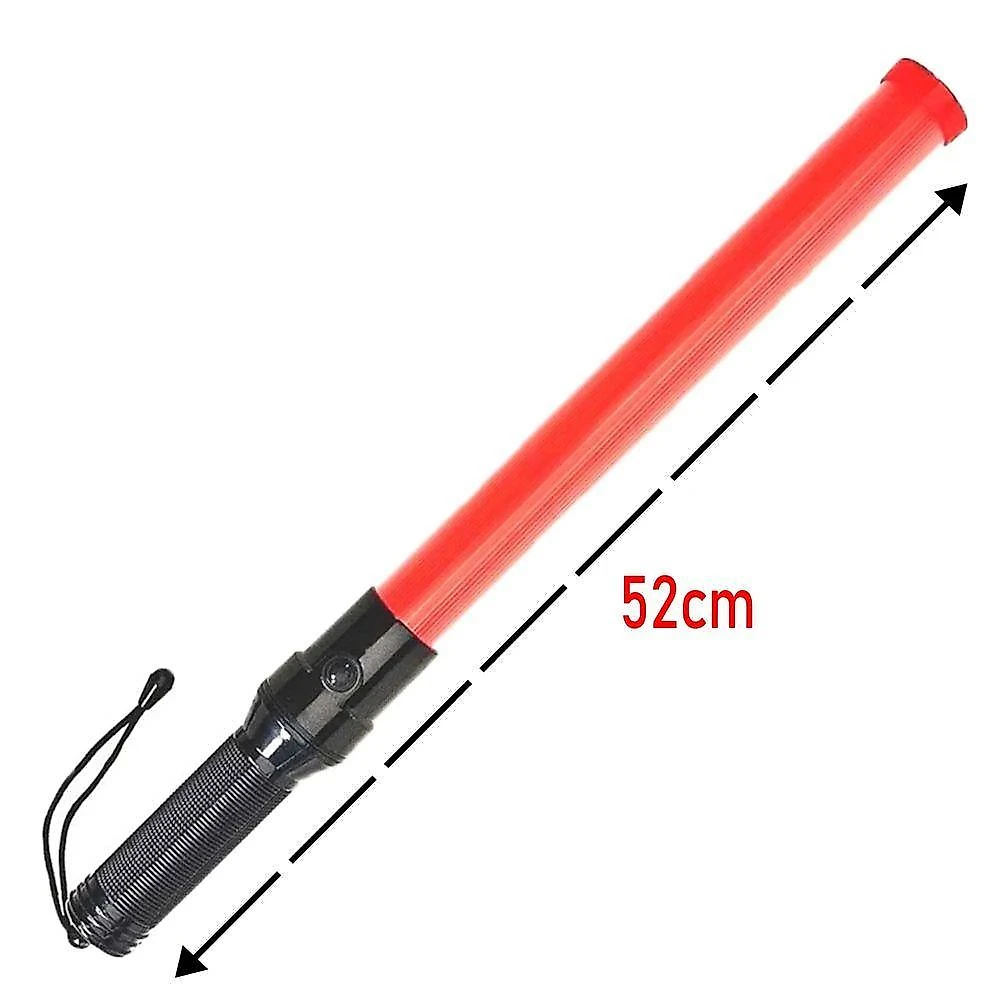 Bastao Sinalizador Led 2 Cores Kit 6 Unidades Fluorescente Lanterna Estacionamento Transito Obra