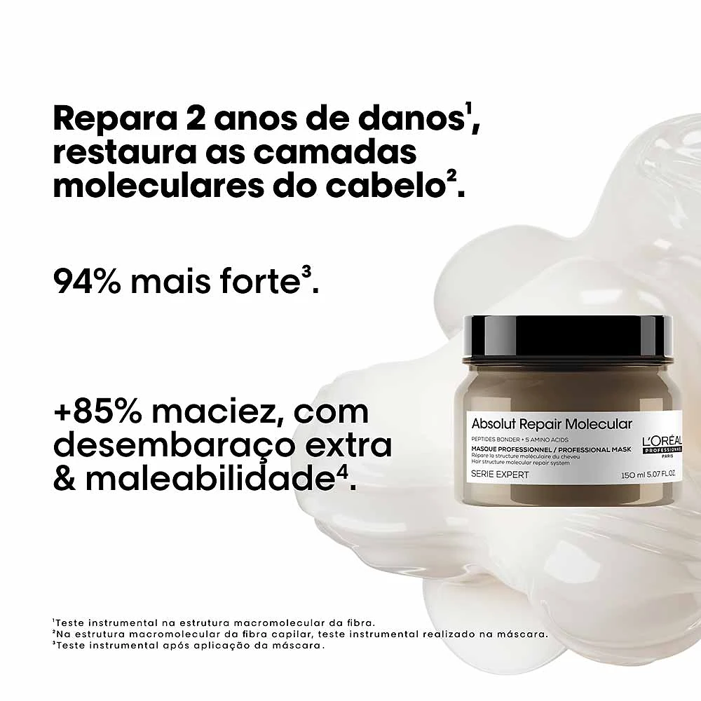 Miniatura Máscara de Tratamento L'Oréal Professionnel Absolut Repair Molecular 150ml