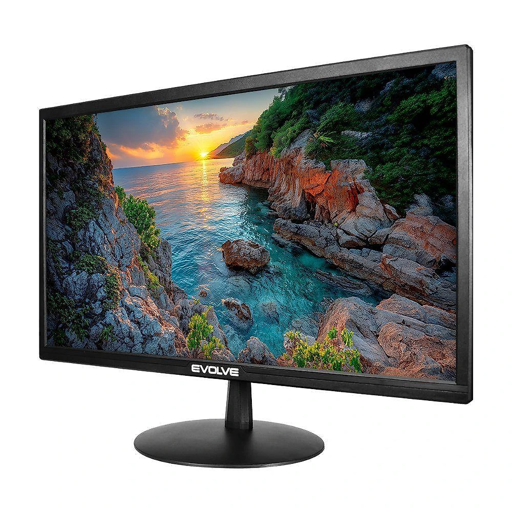 Monitor LED Ev215 21,5" Full HD IPS 75HZ HDMI VGA Preto Contraste 5000:1 Evus