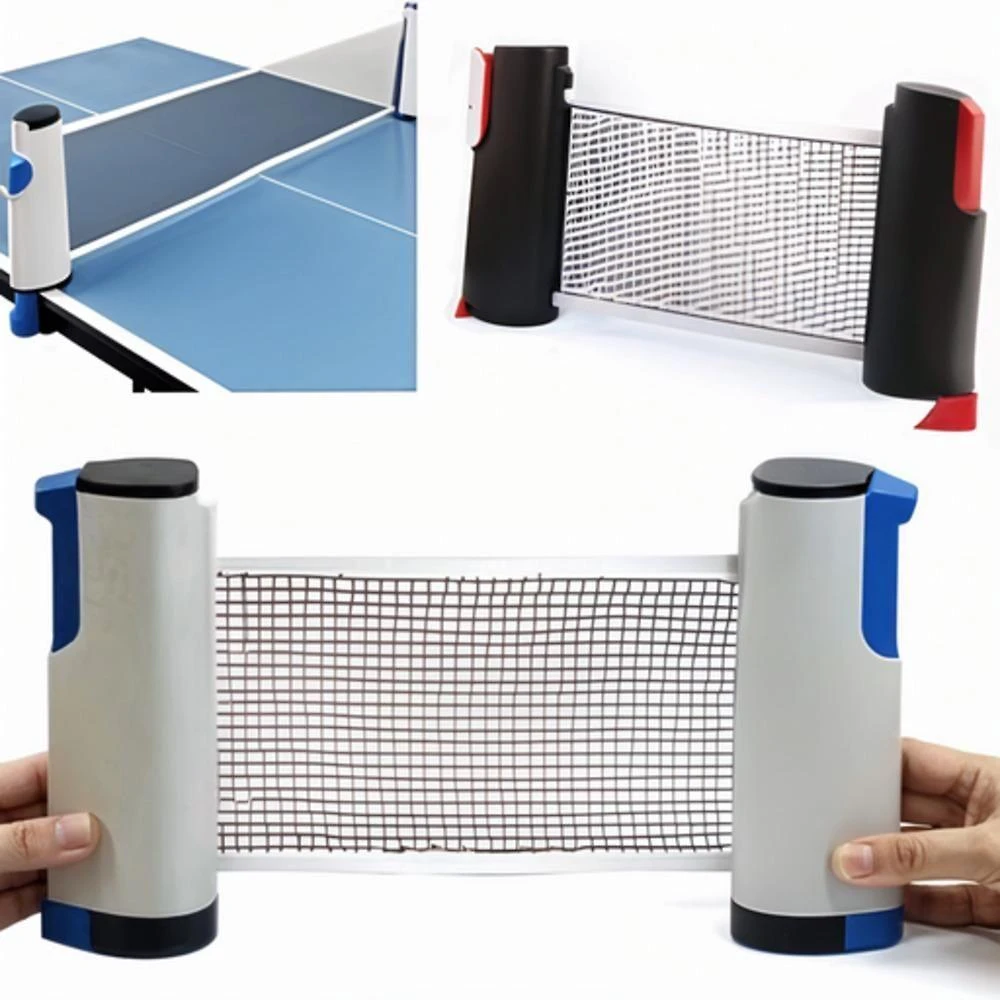 Rede Retrátil para Tênis de Mesa Rede Ping Pong 1,67m Universal Adaptável Portátil