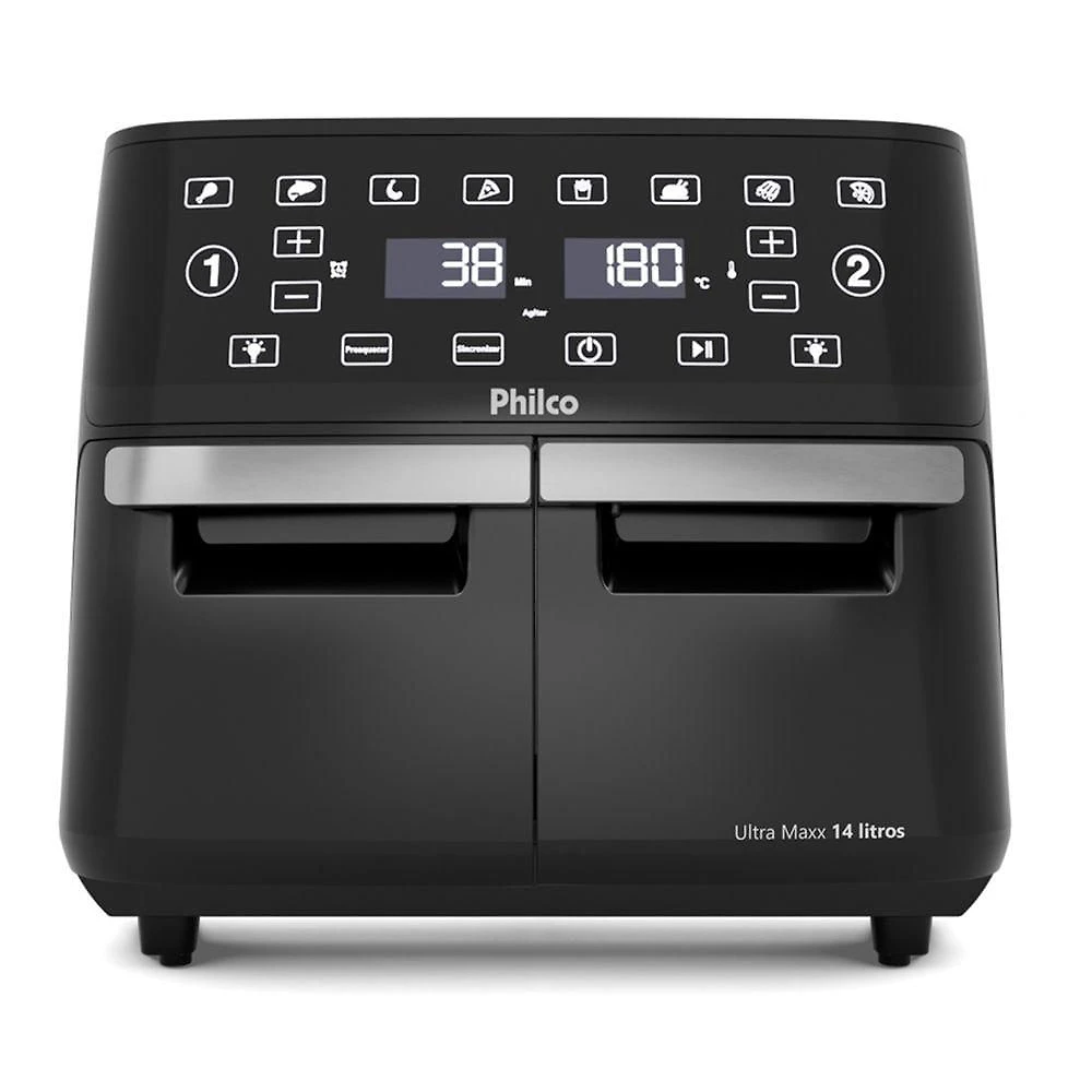 Air Fryer Philco 14L 4 Em 1 Painel Digital PAF14A 110V