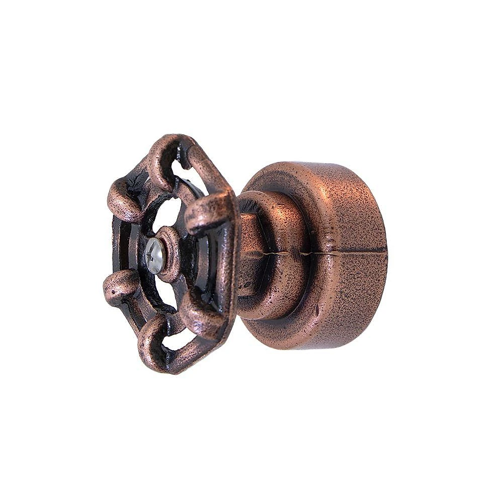 Acabamento Industrial Rustico Registro Pressão Gaveta Cobre Rosé Envelhecido Base Luxo Metal