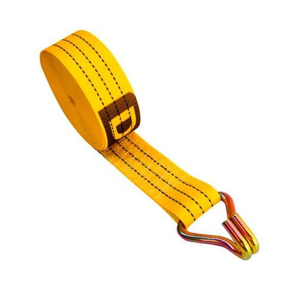 Cinta para Amarração de Carga 3 Toneladas 5CM X 9 METROS com Gancho J em Poliéster e Aço Dtools
