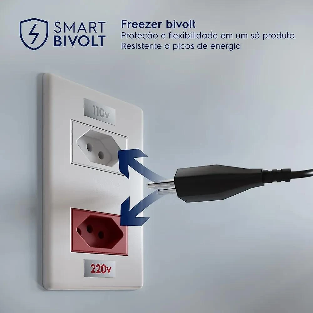 Freezer Vertical Electrolux 212 Litros FEI23T Inverter, Branco - Bivolt