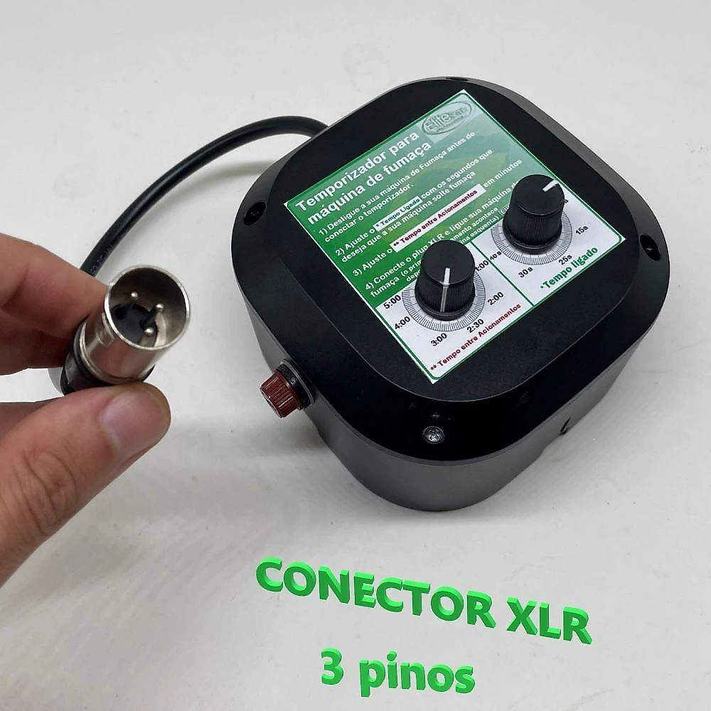 Temporizador Para Maquina De Fumaça Acionador Timer Controle