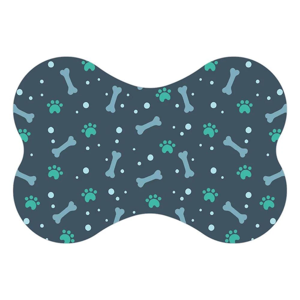 Tapete Comedouro Ração Cachorro Pet Cão Dog Lona Nº3 - 37x54