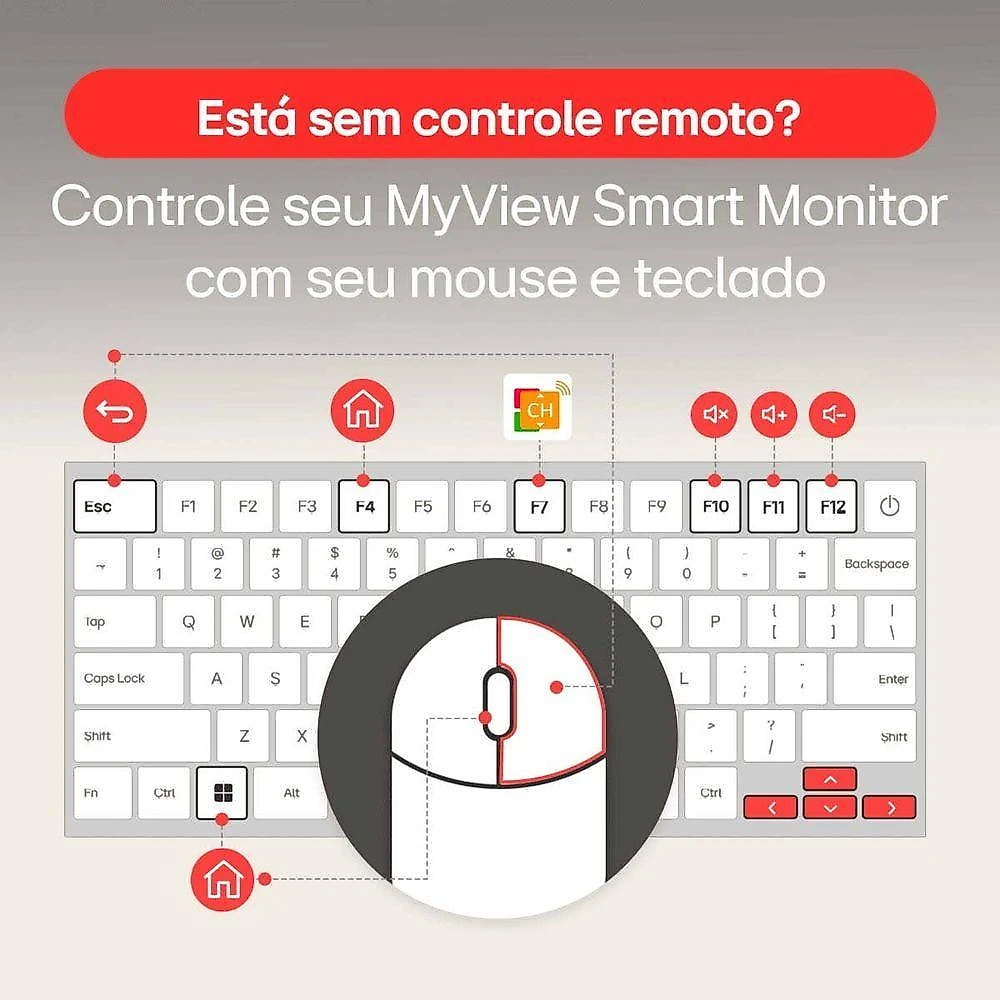 Monitor Ultrawide Myview Smart 34SR60QC-B 34" Curvo WQHD VA 100Hz LG