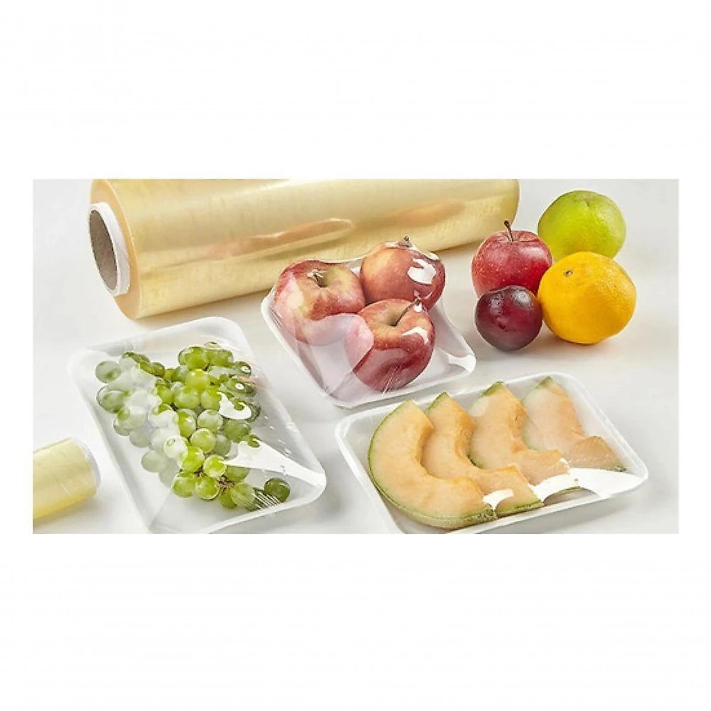 Kit 5 Bobinas Filme de Pvc 28x100 Esticável para Armazenar Alimentos Guarufilme