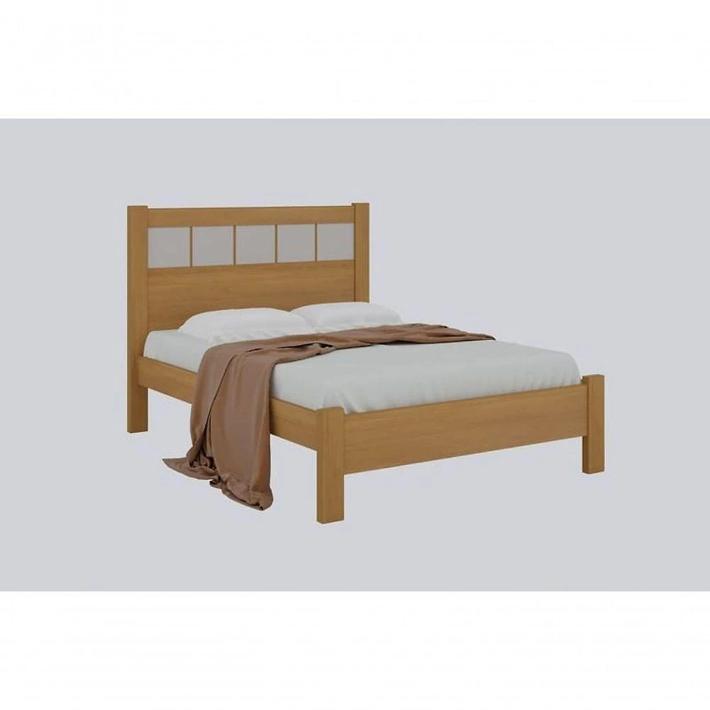Cama Casal 100% Mdf - Primícia-cinamomo-off White - Móveis D'doro