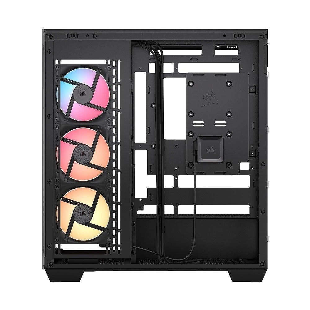 Gabinete Gamer Corsair 3500X LX-R, Mid-Tower, Vidro Temperado, 3 Fans LX120 RGB Inclusas, iCUE LINK, Preto - CC-9011324-WW