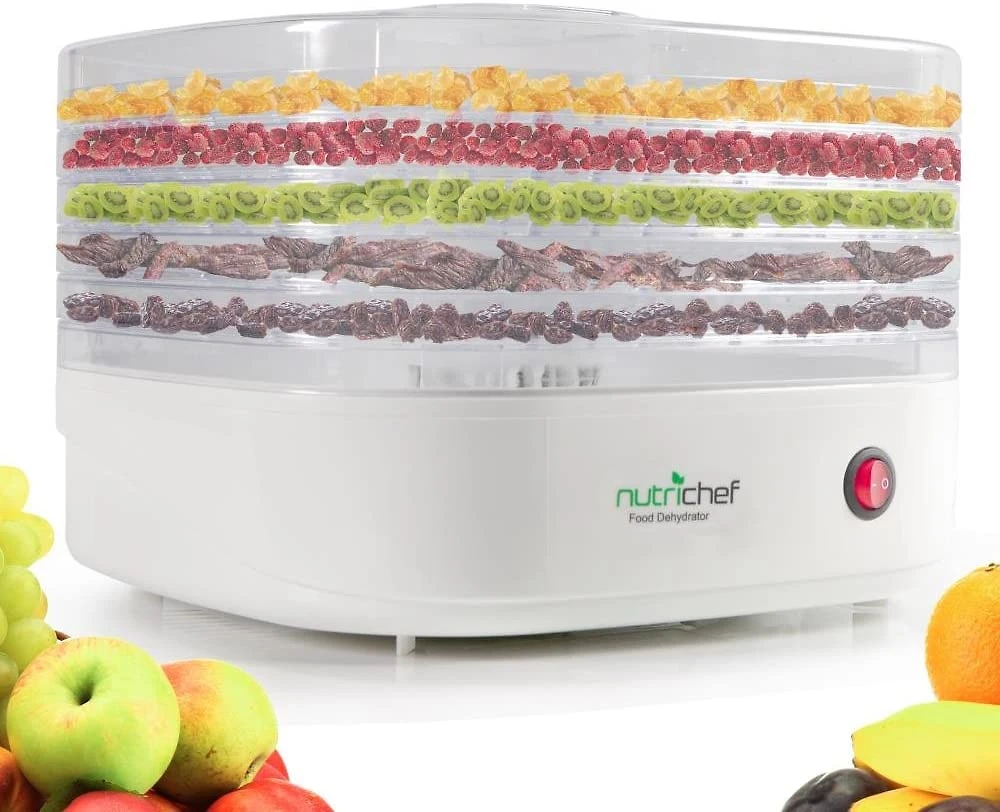 Desidratador de Alimentos Professional NutriChef AZPKFD06 5Trays