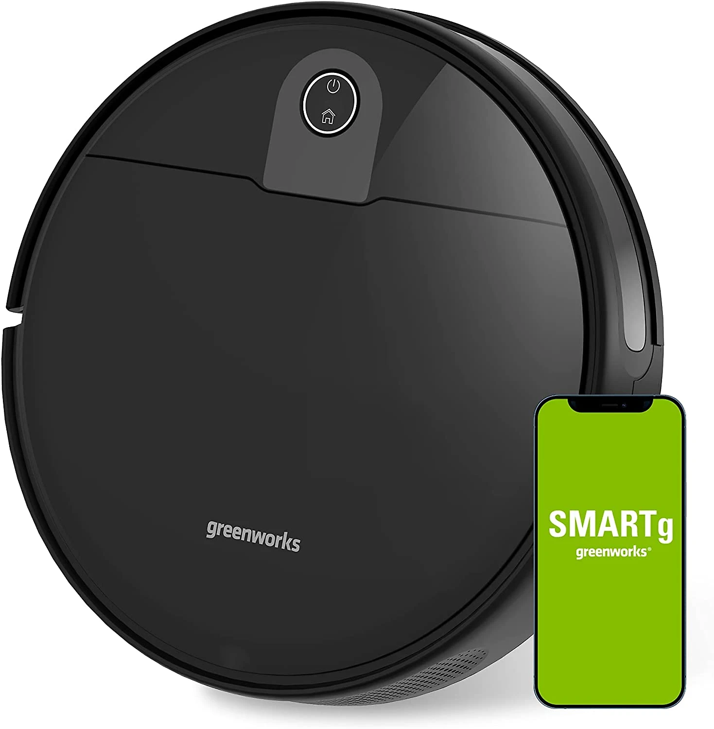 Greenworks GRV1010 Aspirador de Pó Robô Inteligente C