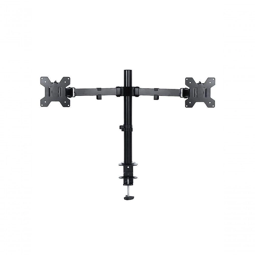 Suporte Articulado SM341C para 2 Telas de 13" a 32" com Organizador de Cabos Preto Vinik