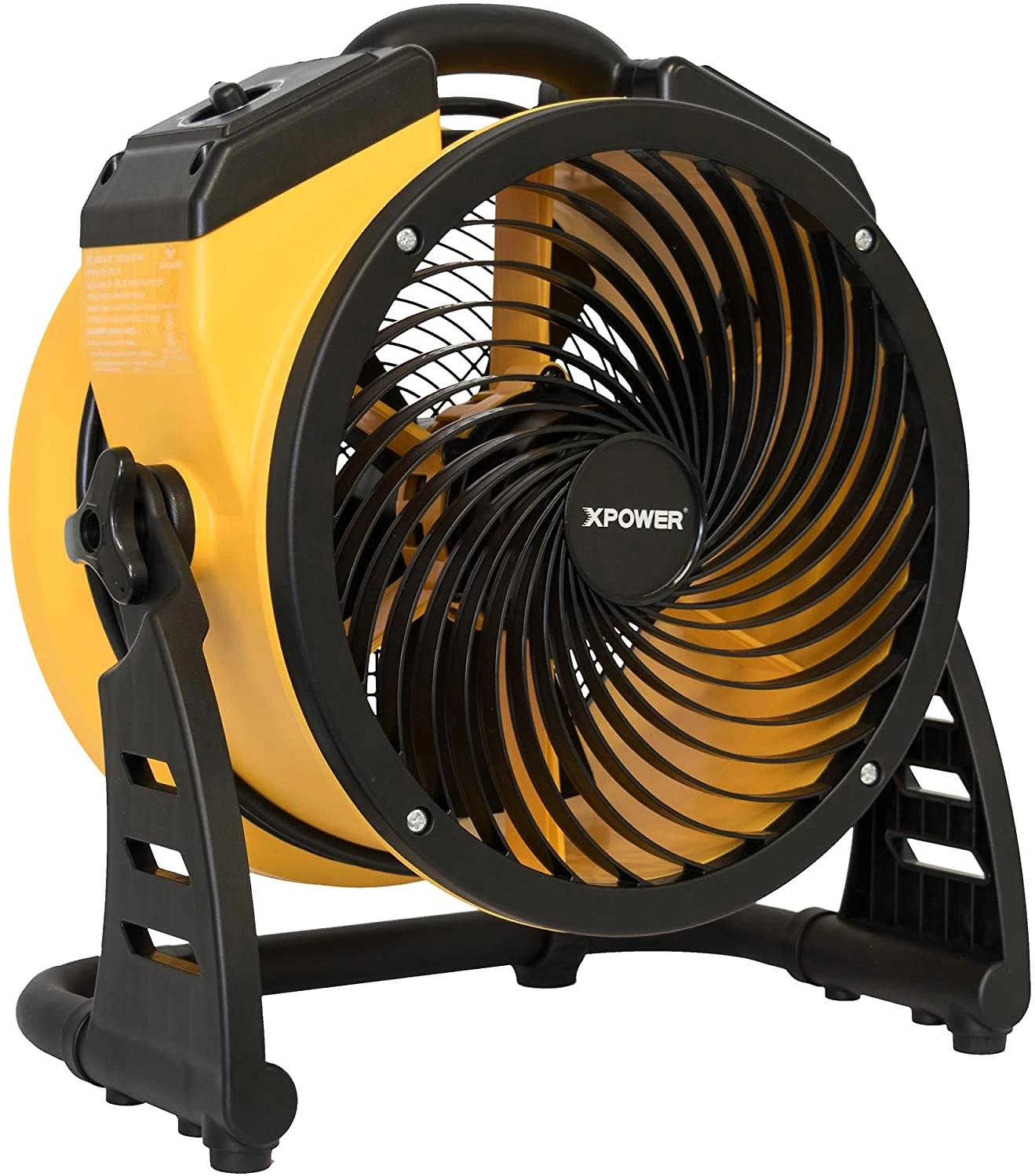 Ventilador de Piso XPOWER FC100 Pro Multifuncional de 30cm de Diâmetro Amarelo 110V
