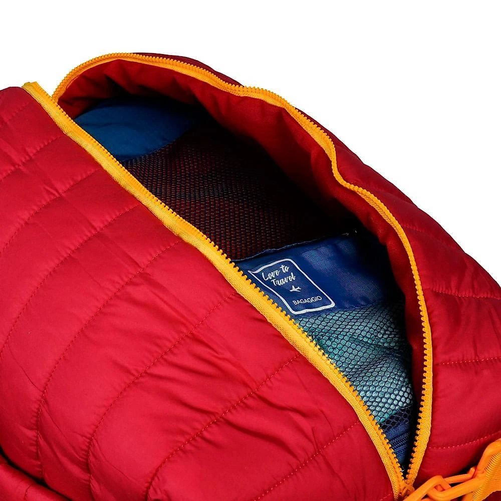 Bolsa de viagem média puff oficial bbb 26 bagaggio vermelha vermelho - m