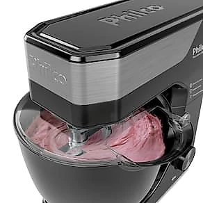 Batedeira Planetária Philco PBP90A 5L 900W Tampa Antirrespingo 12 Velocidades Preta 110V