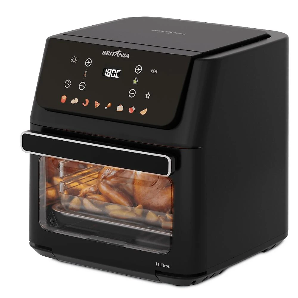 Air Fryer Oven Britânia 11L 8 Funções 1800W BAF11A 127V