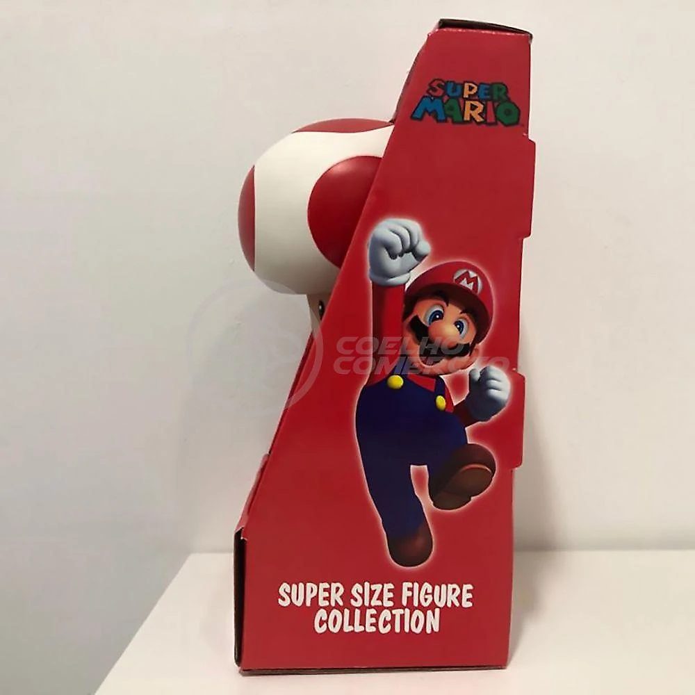 Boneco Action Figure Cogumelo Toad Articulado 20cm