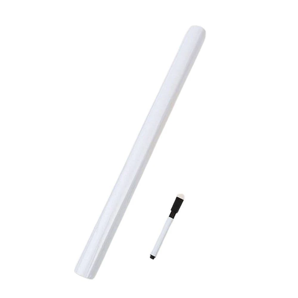 Papel de Parede Adesivo Quadro Branco Top Rio Comercial PVC Vinílico 45CM X 2M com Marcador Branco