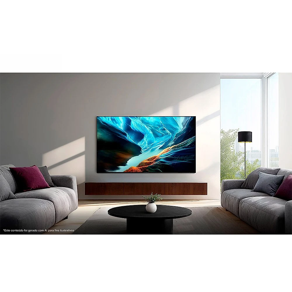 Smart TV 4K Samsung OLED 77" Polegadas, Color Booster Pro, Dolby Atmos e com Alexa Integrada Bivolt