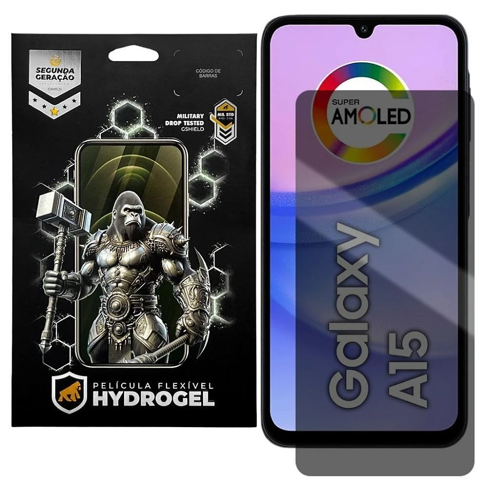 Película Para Galaxy A15 - Privacidade Hydrogel - Gshield