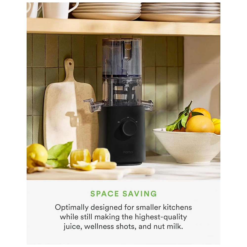 Extrator de Suco Nama J3 Compact Cold Press: Compacto, Portátil, Operação sem as Mãos, Leve, Zero Desperdício de Alimentos, Máquina de Suco Lento Mast
