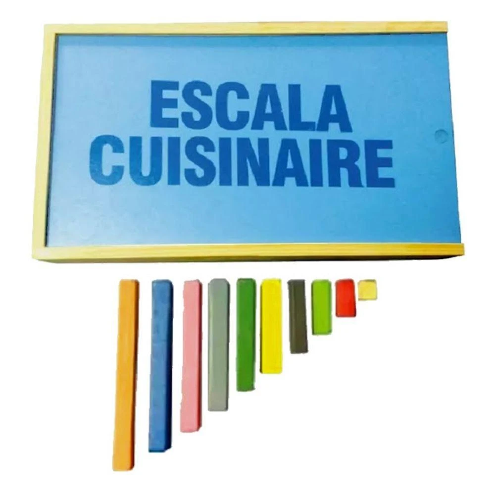 Brinquedo Educativo Escala Cuisinaire 294 Peças de Madeira Sonho de Criança