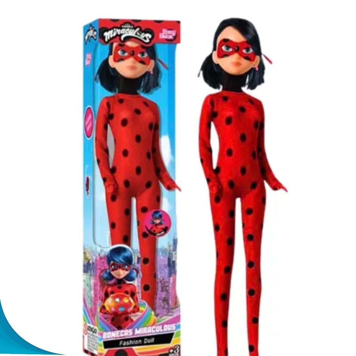 Miniatura Boneca Articulada Ladybug Infantil Brinquedo Sua Sobrinha
