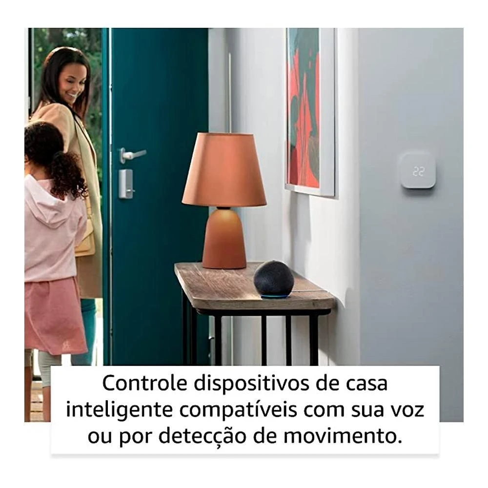 Miniatura Echo Dot 5ª geração Amazon, com Alexa, Smart Speaker, Azul - B09B8QFYZ2