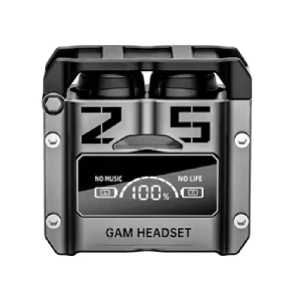 Fone de Ouvido MDM M25 Bluetooth Wireless Gamer com Carga Rápida Preto