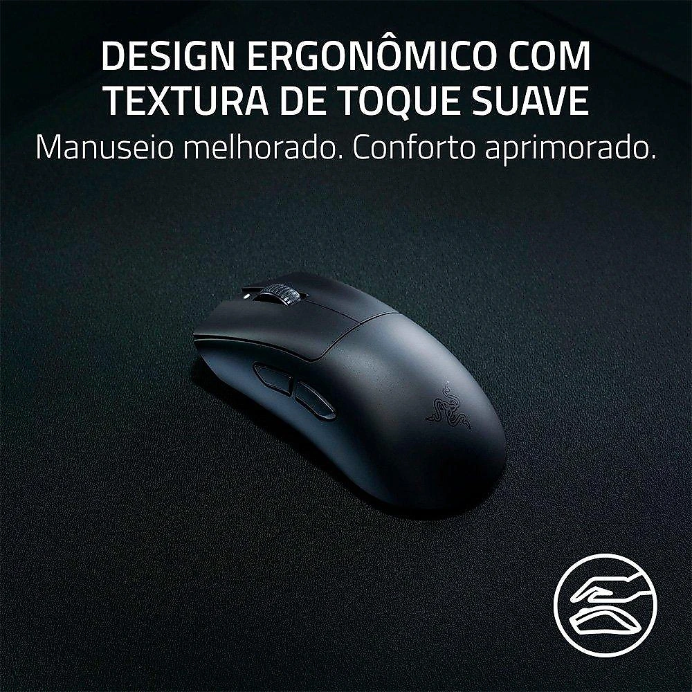 Mouse Gamer Sem Fio Razer DeathAdder V3 HyperSpeed, 30000 DPI, Preto - RZ01-05140100-R3U1