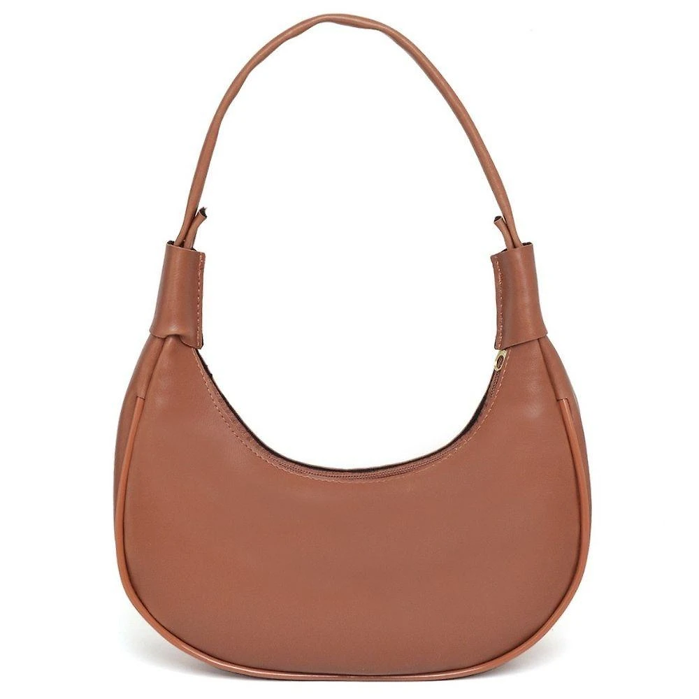Bolsa Feminina OEM Meia Lua Branca Skybag Pequena Caramelo para Ocasiões Especiais