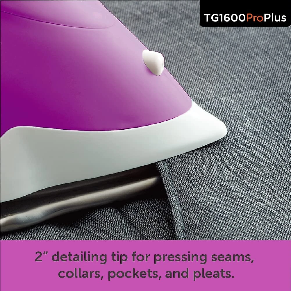 Oliso TG1600 Pro Plus Ferro de Passar á Vapor cDesligamento Automático 1800W110W Roxo