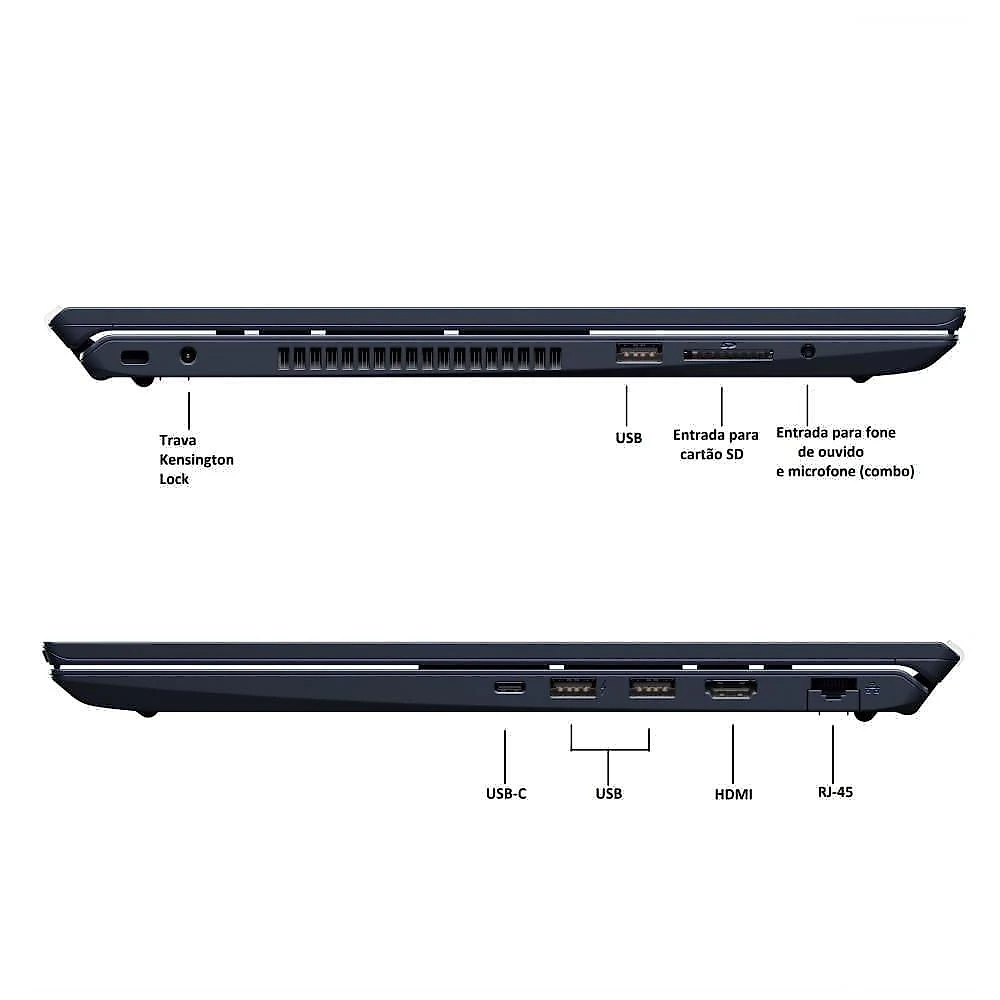Notebook Vaio FE16 AMD® Ryzen 7-5825U Windows 11 Home 32GB RAM 512GB SSD 16 IPS Wuxga - Cinza Grafite