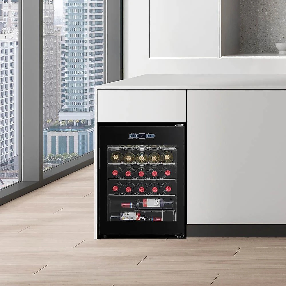 Adega de Vinho Climatizada Midea 24 Garrafas Inverter Bivolt MDRW110FGGGL3 Bivolt