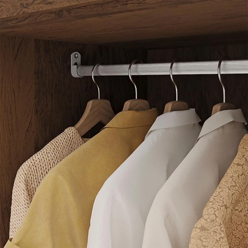Guarda Roupa Casal 6 Portas 2 Gavetas Espelho 218 Cm Vlr Imbuia