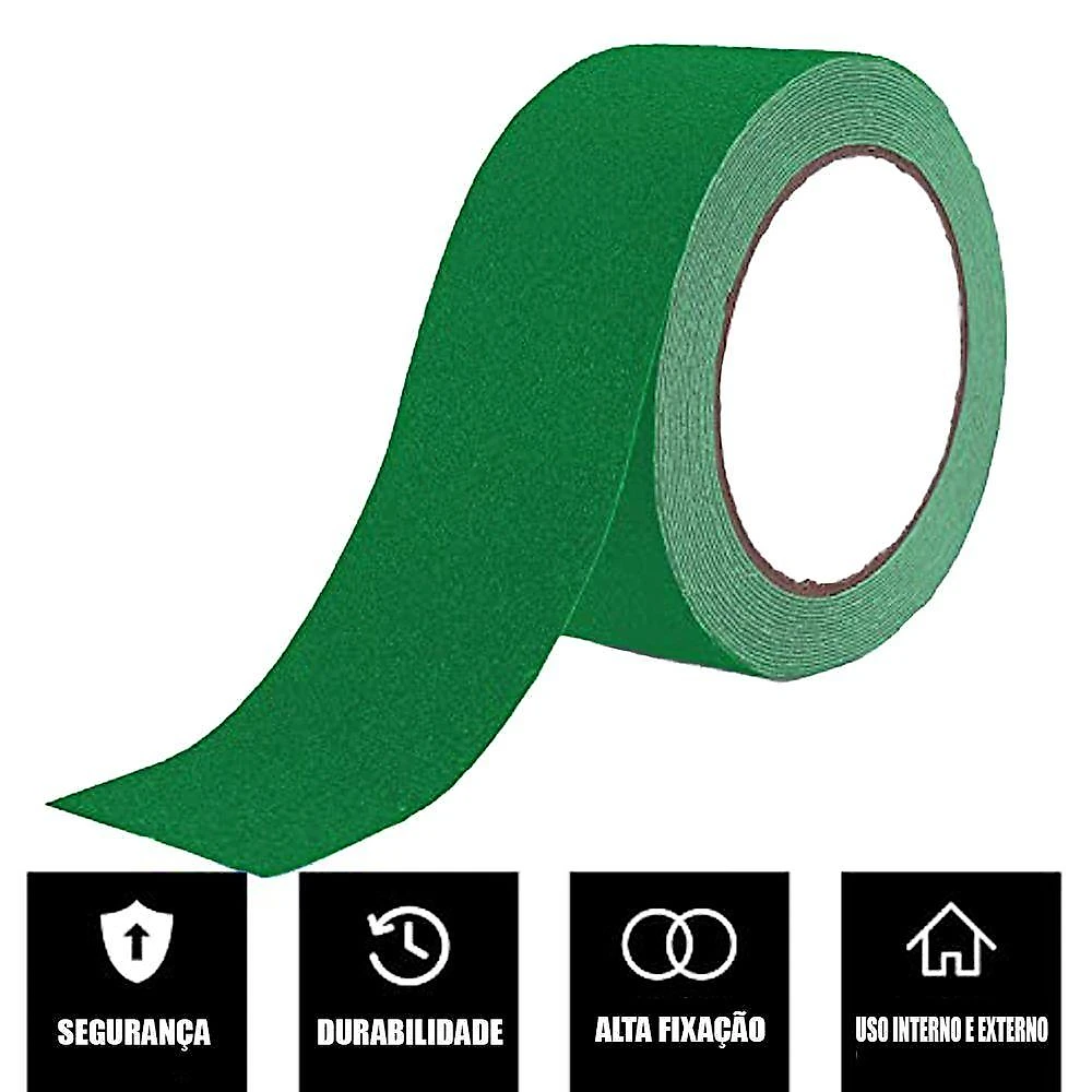 Fita Antiderrapante 50 Mm X 30 Metros - Verde