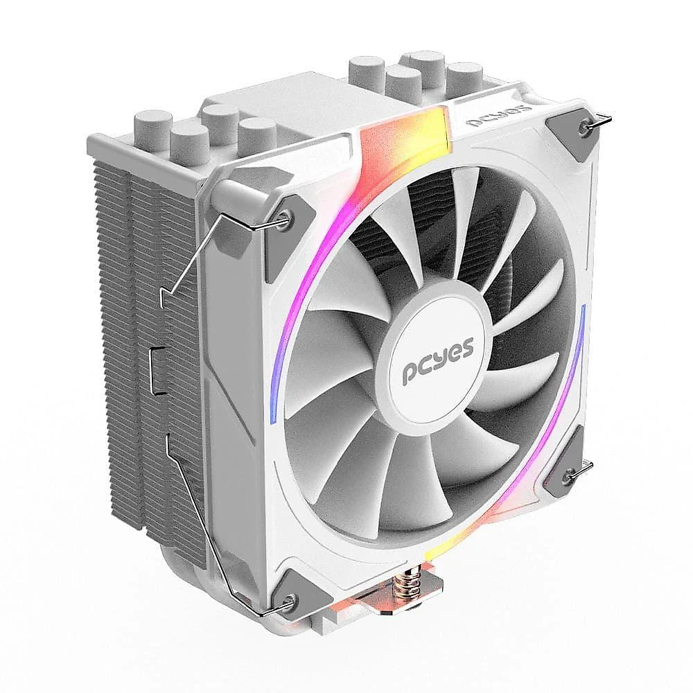 Cooler para Processador Pcyes Frost Pulse ARGB White Ghost TDP 180W Iluminação ARGB Branco webcontinental-7908445431102