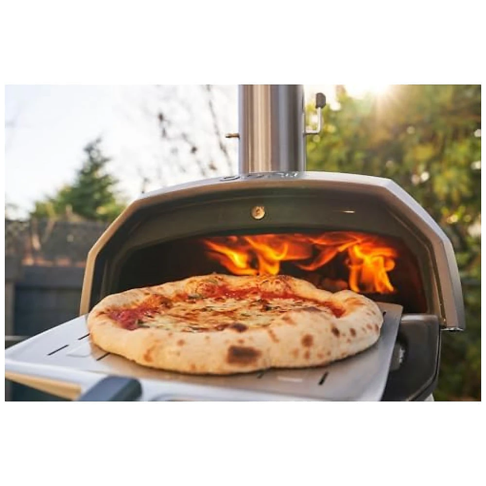 Forno de Pizza Ooni Karu 2 Multicombustível 12" Lenha, Carvão e Gás Portátil Pedra Refratária 500°C Externo + Pá de Pizza