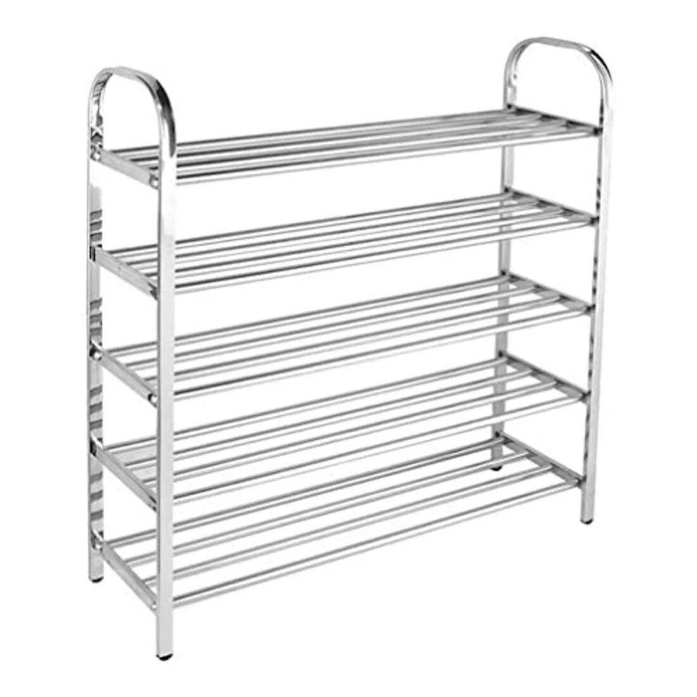 Sapateira Organizadora 5 Prateleiras Metal Plastico Multiuso Quarto Closet Kangur