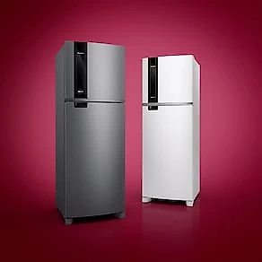 Geladeira Brastemp BRM46MK Frost Free 385 Litros Duplex Inox 110V