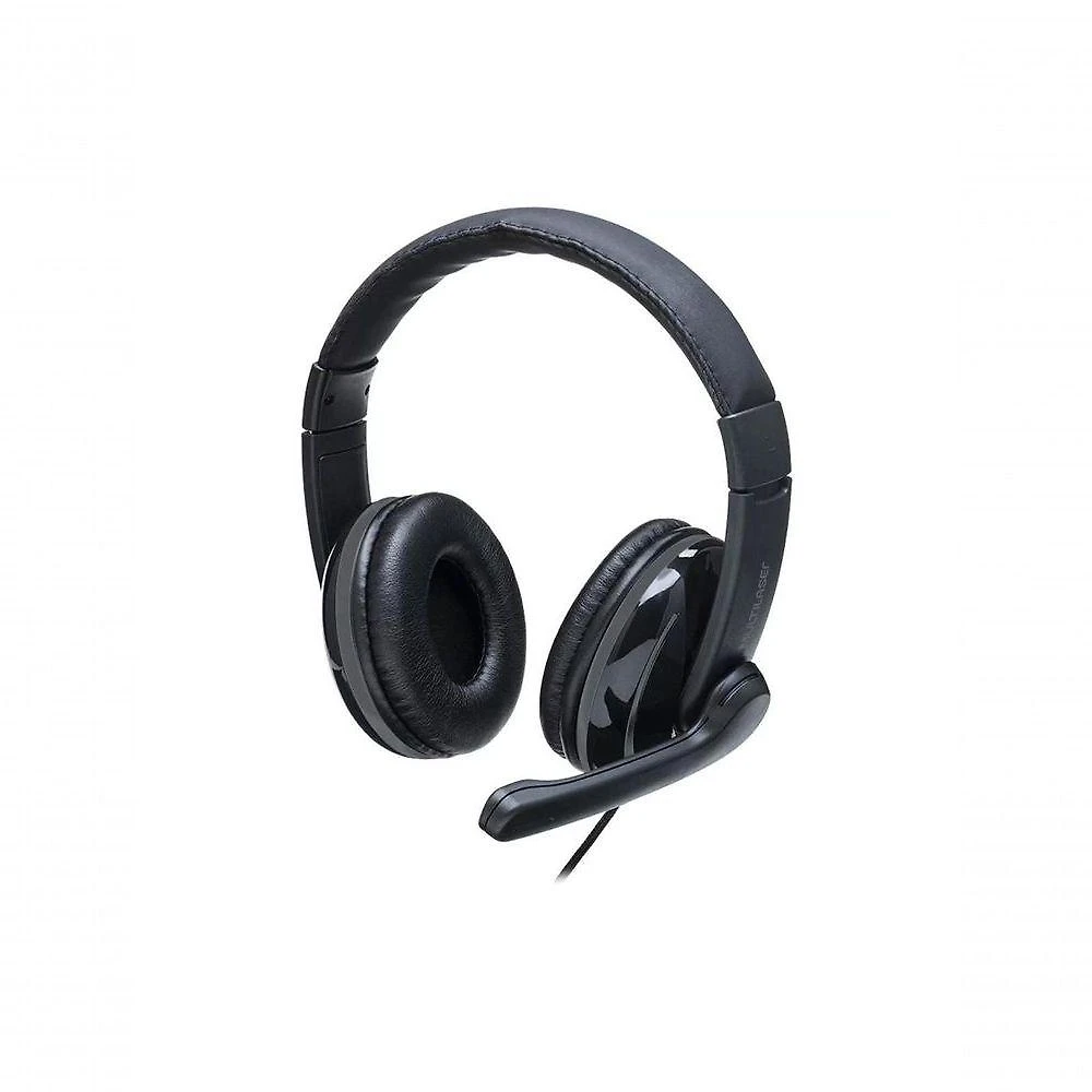 Headset com Fio HF700 PH317 USB com Cancelamento de Ruído e Cabo 2,10M para Uso Diário Multilaser